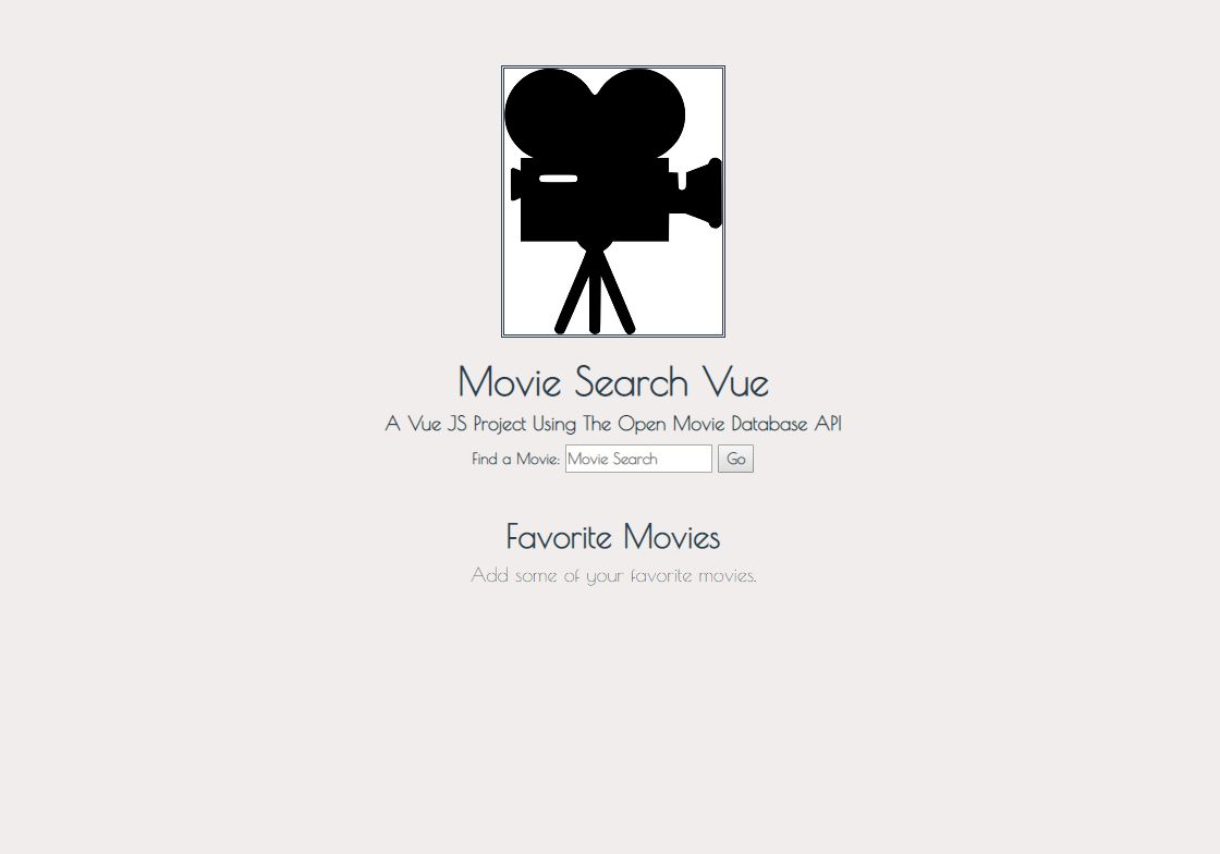 MovieVue Vue JS Project